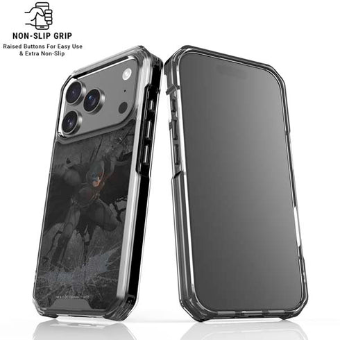 DC Comics The Dark Knight in Action iPhone 18 Pro Clear Case