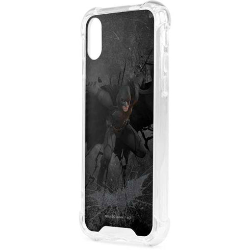 DC Comics The Dark Knight in Action iPhone XS Clear Case