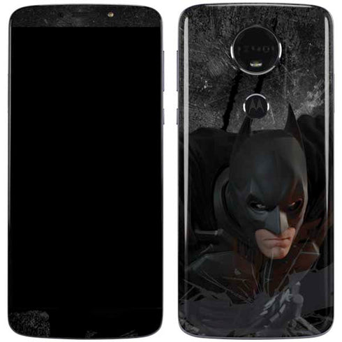 DC Comics The Dark Knight in Action Moto E5 Plus Skin