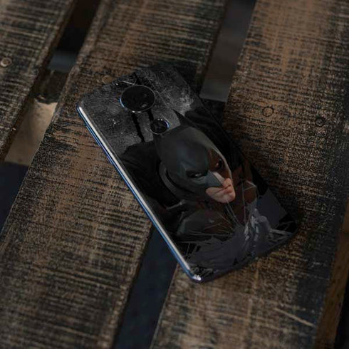 DC Comics The Dark Knight in Action Moto E5 Plus Skin