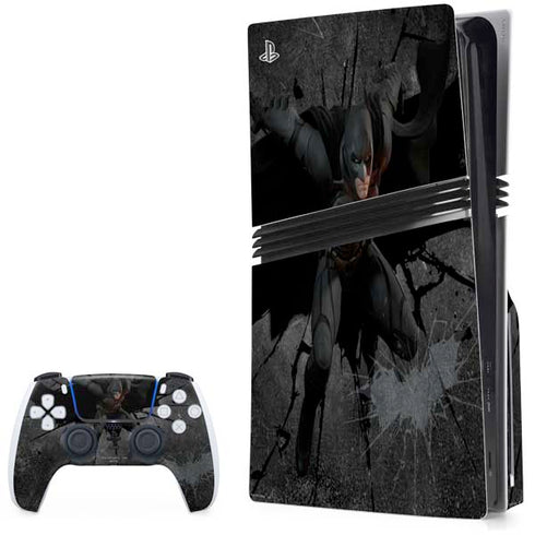 DC Comics The Dark Knight in Action PS5 Pro Disk Bundle Skin
