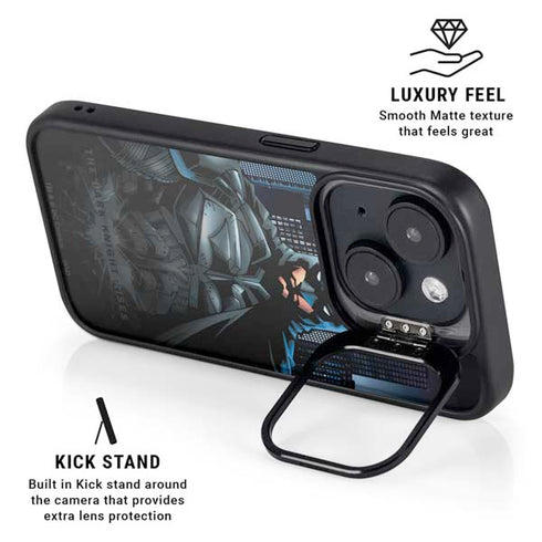 DC Comics Batman The Dark Knight Comic Art iPhone 14 Plus Kickstand Case