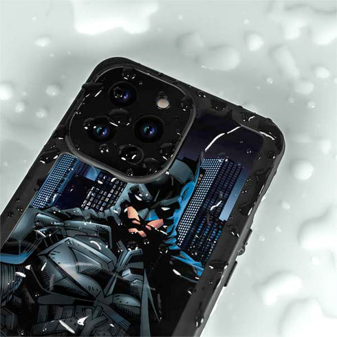 DC Comics Batman The Dark Knight Comic Art iPhone 15 Pro Waterproof Case