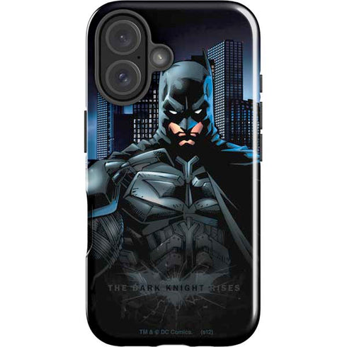 DC Comics Batman The Dark Knight Comic Art iPhone 16 Impact Case