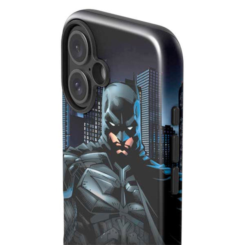 DC Comics Batman The Dark Knight Comic Art iPhone 16 Impact Case
