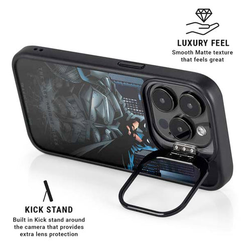 DC Comics Batman The Dark Knight Comic Art iPhone 16 Pro Max Kickstand Case
