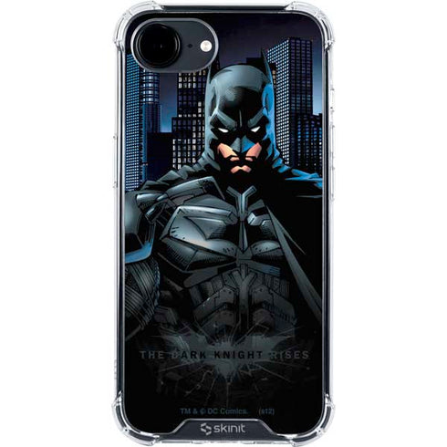 DC Comics Batman The Dark Knight Comic Art iPhone 16e Clear Case