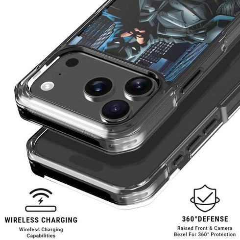 DC Comics Batman The Dark Knight Comic Art iPhone 18 Pro Clear Case
