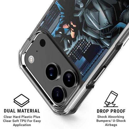 DC Comics Batman The Dark Knight Comic Art iPhone 18 Pro Clear Case