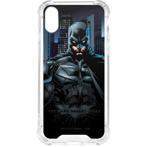 DC Comics Batman The Dark Knight Comic Art iPhone XS Clear Case