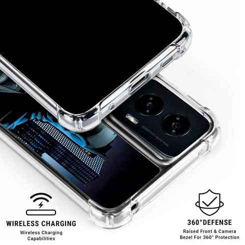 DC Comics Batman The Dark Knight Comic Art Moto G Power 5G (2024) Clear Case