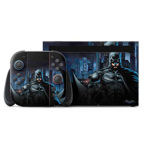 DC Comics Batman The Dark Knight Comic Art Nintendo Switch 2 (2025) with Joy-Con Skin