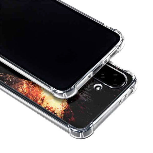 The Dark Knight Rises Movie Poster Galaxy A36 5G Clear Case
