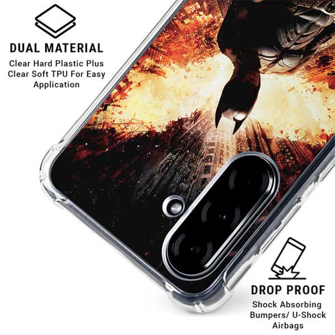 The Dark Knight Rises Movie Poster Galaxy A36 5G Clear Case