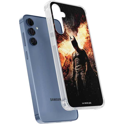 The Dark Knight Rises Movie Poster Galaxy A55 5G Clear Case