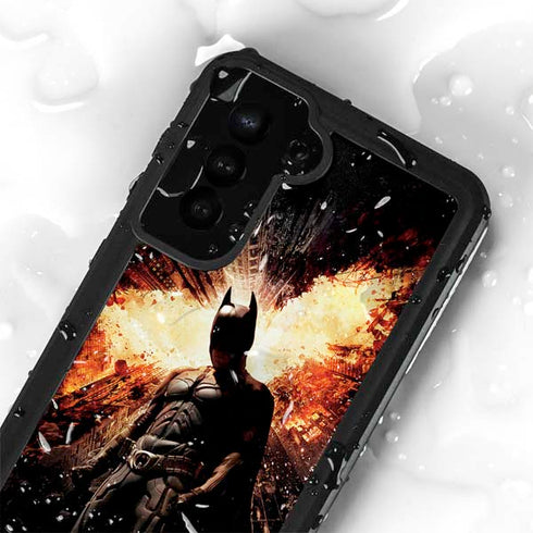 The Dark Knight Rises Movie Poster Galaxy S24 Plus Waterproof Case