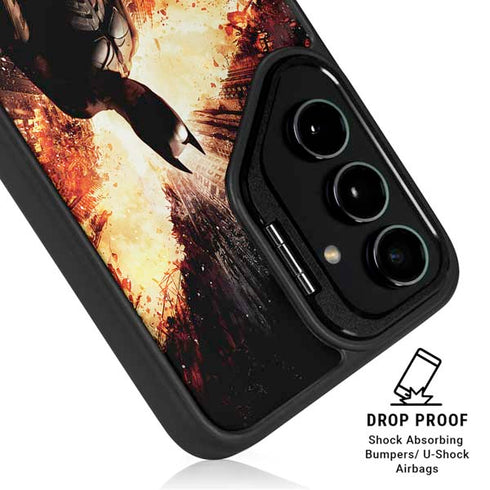 The Dark Knight Rises Movie Poster Galaxy S25 Ultra Kickstand Case