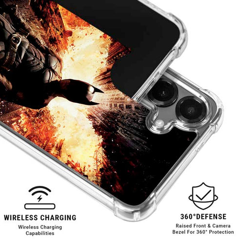 The Dark Knight Rises Movie Poster Galaxy S26 Clear Case