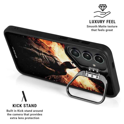 The Dark Knight Rises Movie Poster Galaxy S26 Kickstand Case