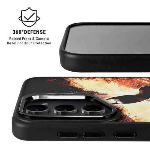 The Dark Knight Rises Movie Poster Galaxy S26 Kickstand Case