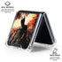 The Dark Knight Rises Movie Poster Galaxy Z Flip6 Clear Case