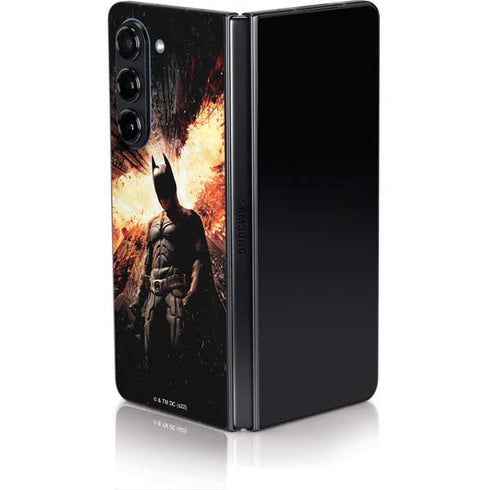 The Dark Knight Rises Movie Poster Galaxy Z Fold5 5G Skin