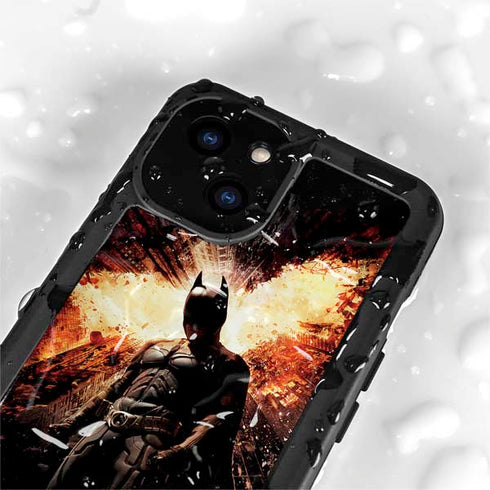 The Dark Knight Rises Movie Poster iPhone 15 Plus Waterproof Case