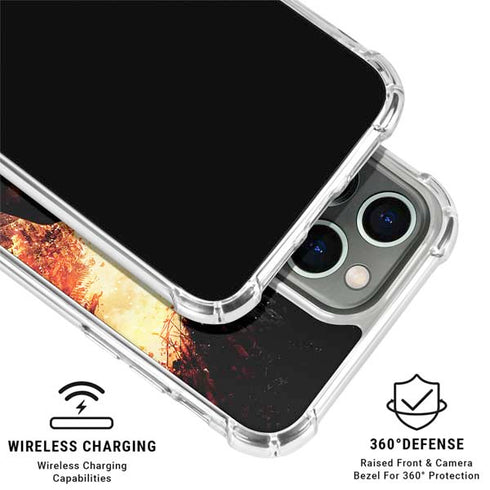 The Dark Knight Rises Movie Poster iPhone 16 Pro Clear Case