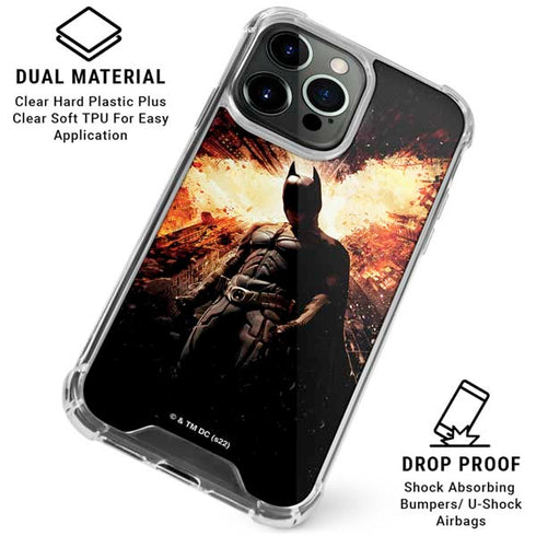 The Dark Knight Rises Movie Poster iPhone 16 Pro Clear Case