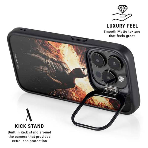 The Dark Knight Rises Movie Poster iPhone 16 Pro Max Kickstand Case