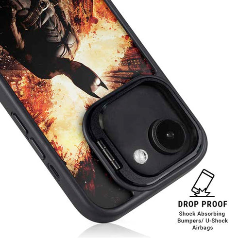The Dark Knight Rises Movie Poster iPhone 16e Kickstand Case