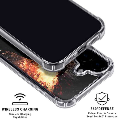 The Dark Knight Rises Movie Poster iPhone 17 Clear Case