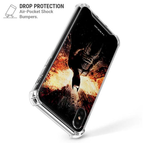 The Dark Knight Rises Movie Poster iPhone X/XS Clear Case