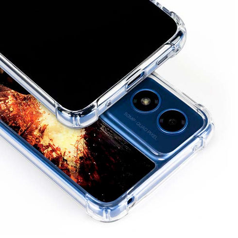 The Dark Knight Rises Movie Poster Moto G 5G (2024) Clear Case