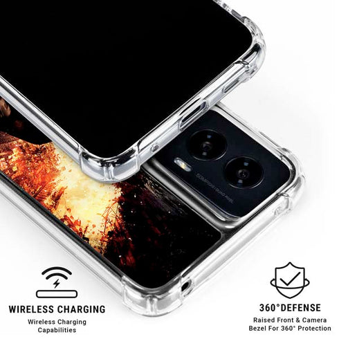 The Dark Knight Rises Movie Poster Moto G Power 5G (2024) Clear Case