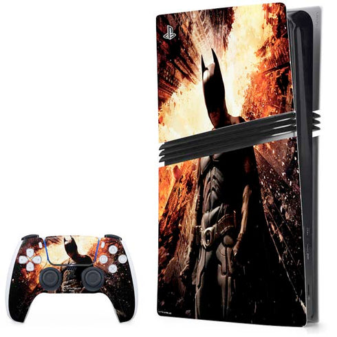 The Dark Knight Rises Movie Poster PS5 Pro Bundle Skin