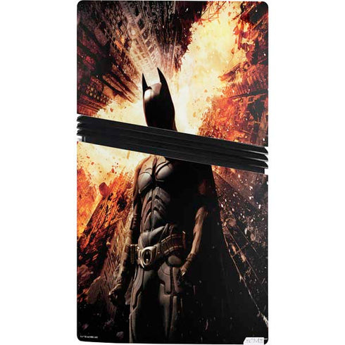The Dark Knight Rises Movie Poster PS5 Pro Console Skin