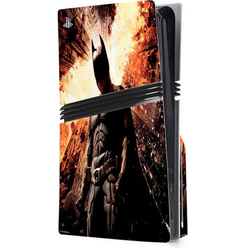 The Dark Knight Rises Movie Poster PS5 Pro Disk Console Skin