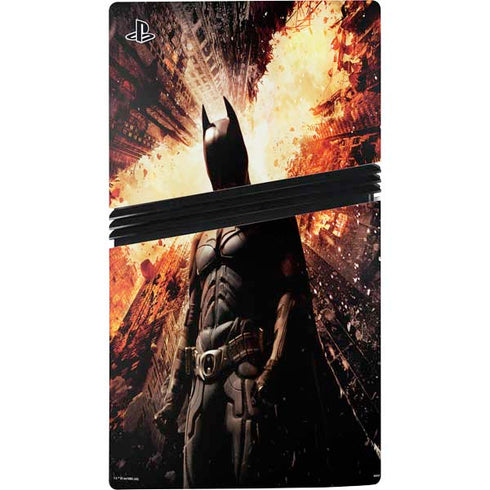 The Dark Knight Rises Movie Poster PS5 Pro Disk Console Skin