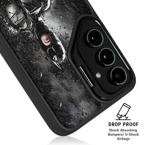 The Dark Knight Rises Batman Poster Galaxy S25 Plus Kickstand Case