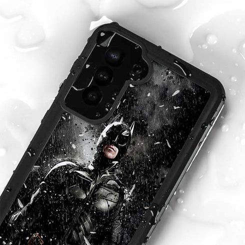 The Dark Knight Rises Batman Poster Galaxy S24 Plus Waterproof Case