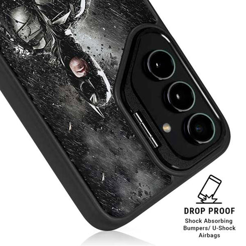 The Dark Knight Rises Batman Poster Galaxy S25 Ultra Kickstand Case