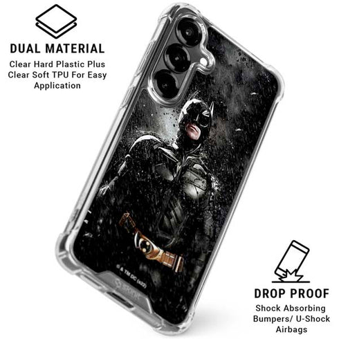 The Dark Knight Rises Batman Poster Galaxy S26 Clear Case