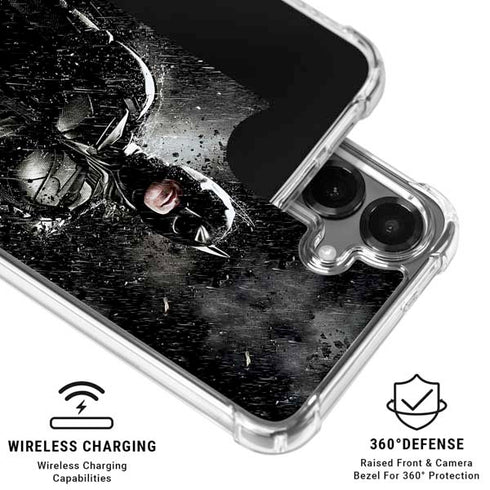 The Dark Knight Rises Batman Poster Galaxy S26 Plus Clear Case