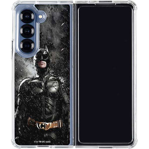 The Dark Knight Rises Batman Poster Galaxy Z Fold6 Clear Case