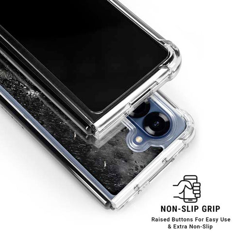 The Dark Knight Rises Batman Poster Galaxy Z Fold6 Clear Case