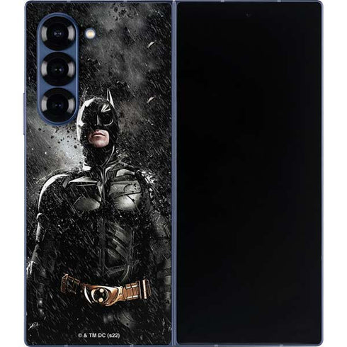The Dark Knight Rises Batman Poster Galaxy Z Fold6 Skin