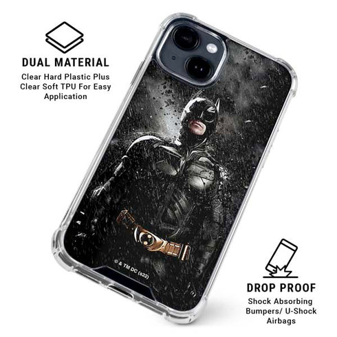 The Dark Knight Rises Batman Poster iPhone 15 Clear Case