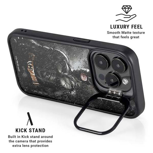 The Dark Knight Rises Batman Poster iPhone 15 Pro Kickstand Case