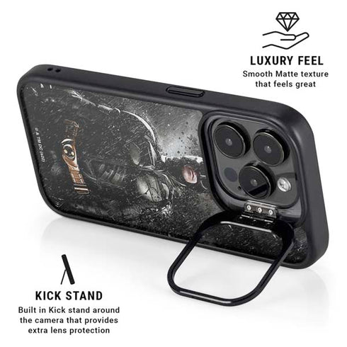 The Dark Knight Rises Batman Poster iPhone 15 Pro Max Kickstand Case